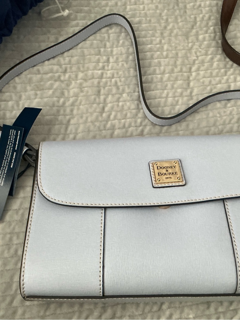 NWT Dooney & Bourke glacier blue crossbody bag